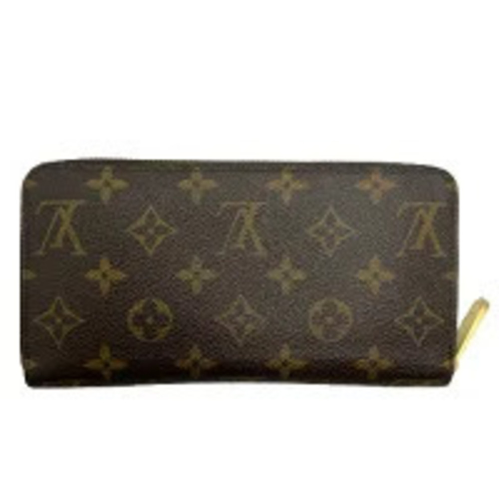 Louis Vuitton Coquelicot Zipper Monogram Wallet Red Round Zippy Long Red